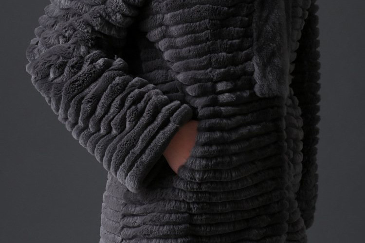 Rex Rabbit Fur Jacket 774 Details 3