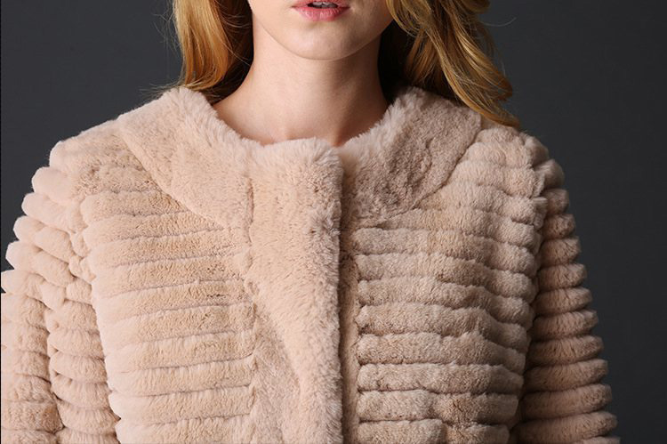 Rex Rabbit Fur Jacket 774 Details 5