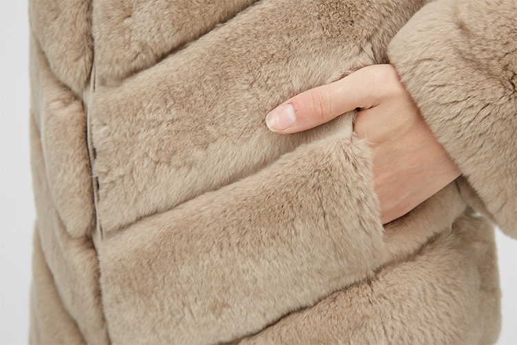 Rex Rabbit Fur Jacket 958 Details 14