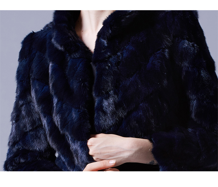 Cropped Sable Fur Jacket 068 Details 5