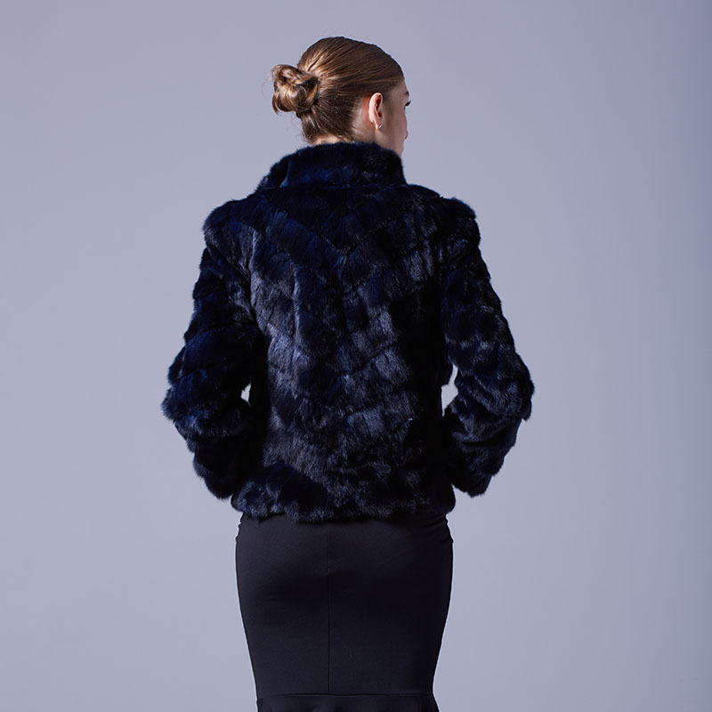 Cropped Sable Fur Jacket 068 Details 2