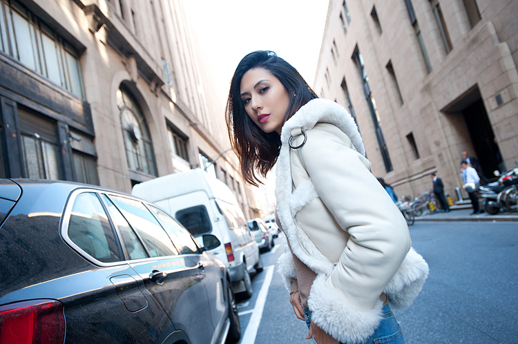 Merino Shearling Sheepskin Reversible Cropped Jacket 087m Details 7