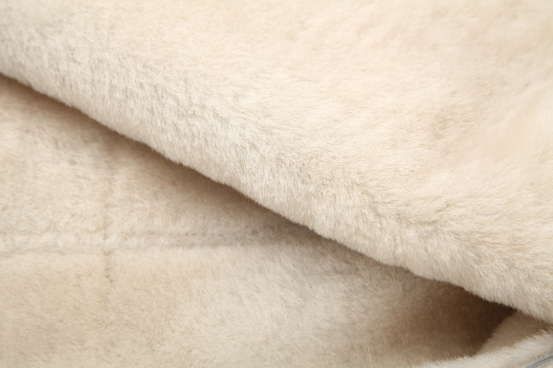 Shearling Sheepskin Cropped Jacket 088 Details 14