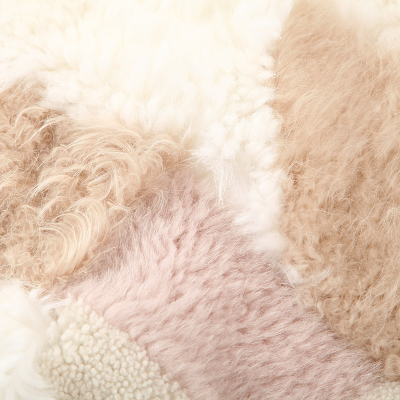 Shearling Sheep Fur Jacket 097 Details 12