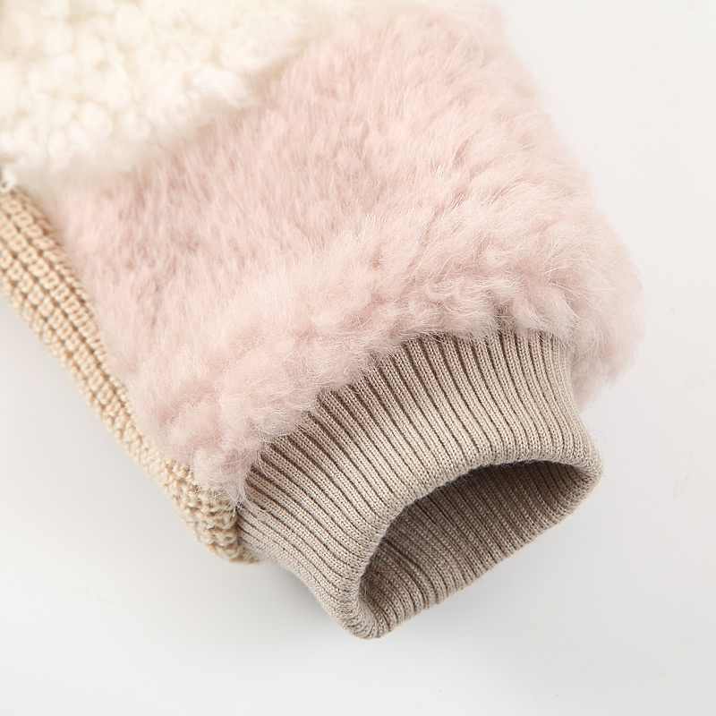 Shearling Sheep Fur Jacket 097 Details 14