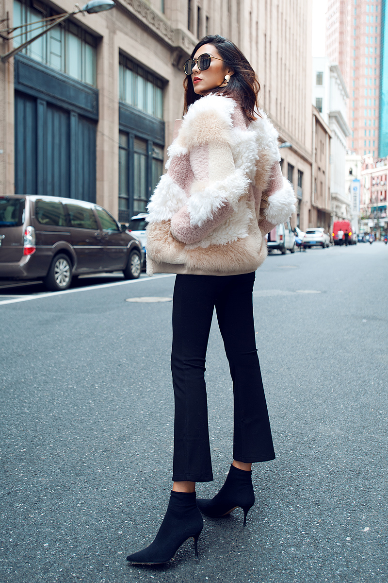 Shearling Sheep Fur Jacket 097 Details 2
