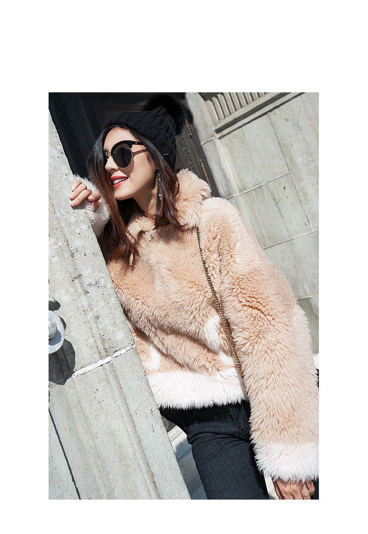 Merino Shearling Sheep Fur Jacket 109 Details 1