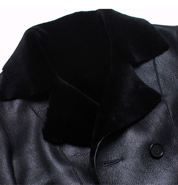 Shearling Sheepskin Jacket 694 Details 1