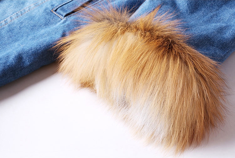 Fox Fur Trimmed Wintercoat Jean Parka 0065b-2