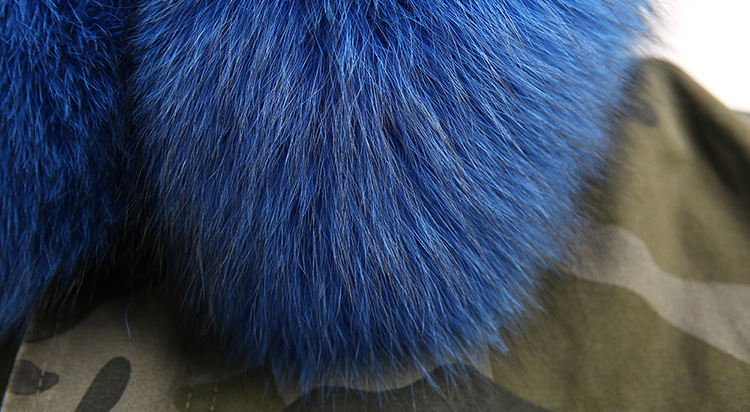 Fox Fur Trimmed Hooded Parka with Detachable Liner 133-16
