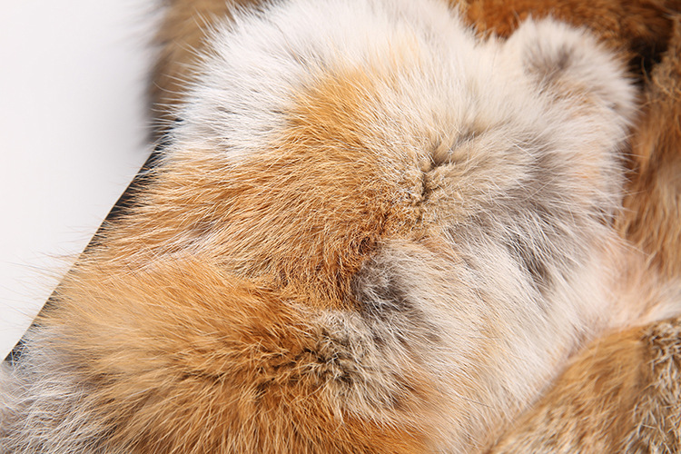 Raccoon Fur Trimmed Hooded Parka with Detachable Fox Fur Liner 134d Details 3