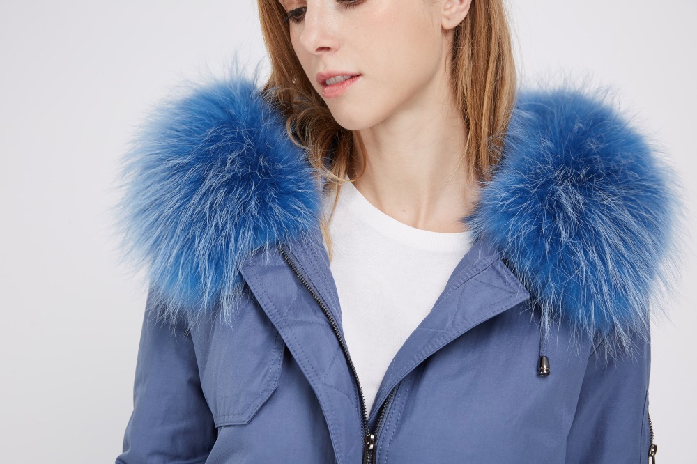 Detachable Fox Fur Lined Parka with Raccoon Fur Trimmed Hood 248 Details 1