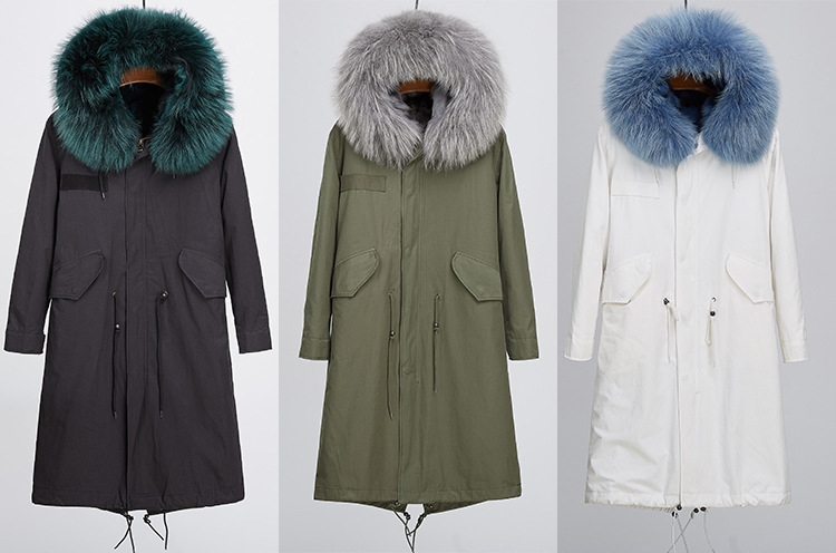 Detachable Fox Fur Lined Parka with Raccoon Fur Trimmed Hood 250 Details 0