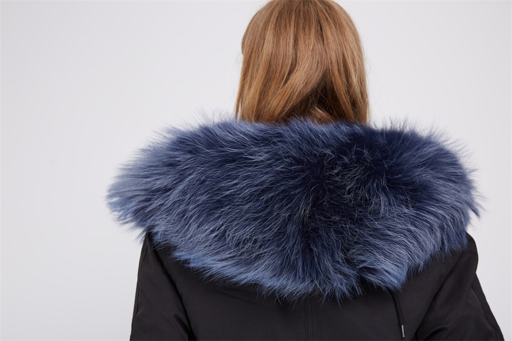 Detachable Fox Fur Lined Parka with Raccoon Fur Trimmed Hood 250 Details 2