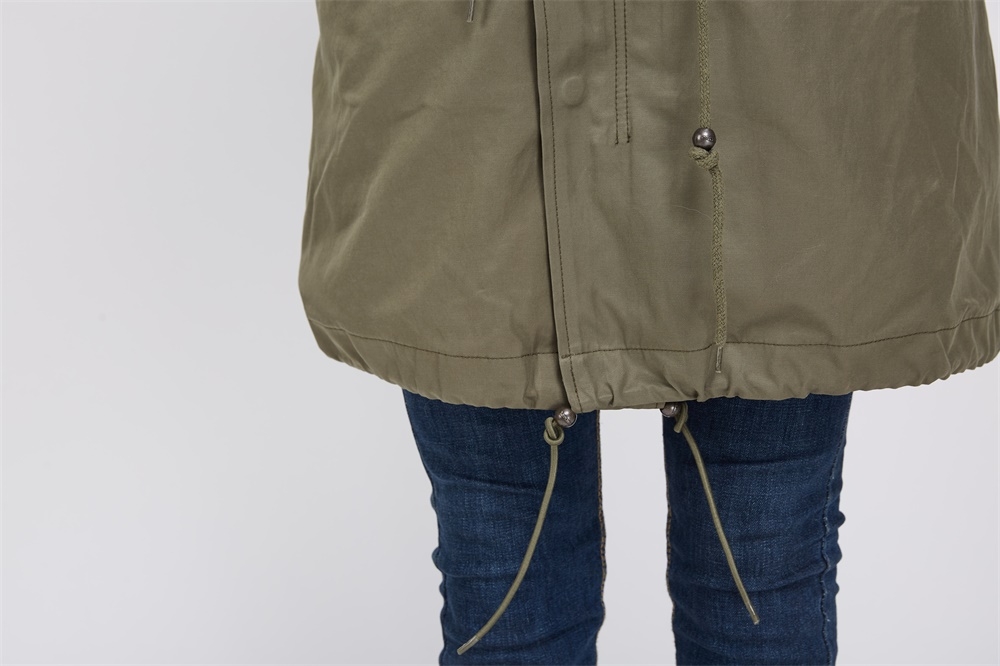 Detachable Fox Fur Liner Parka with Raccoon Fur Trimmed Hood 251 Details 4
