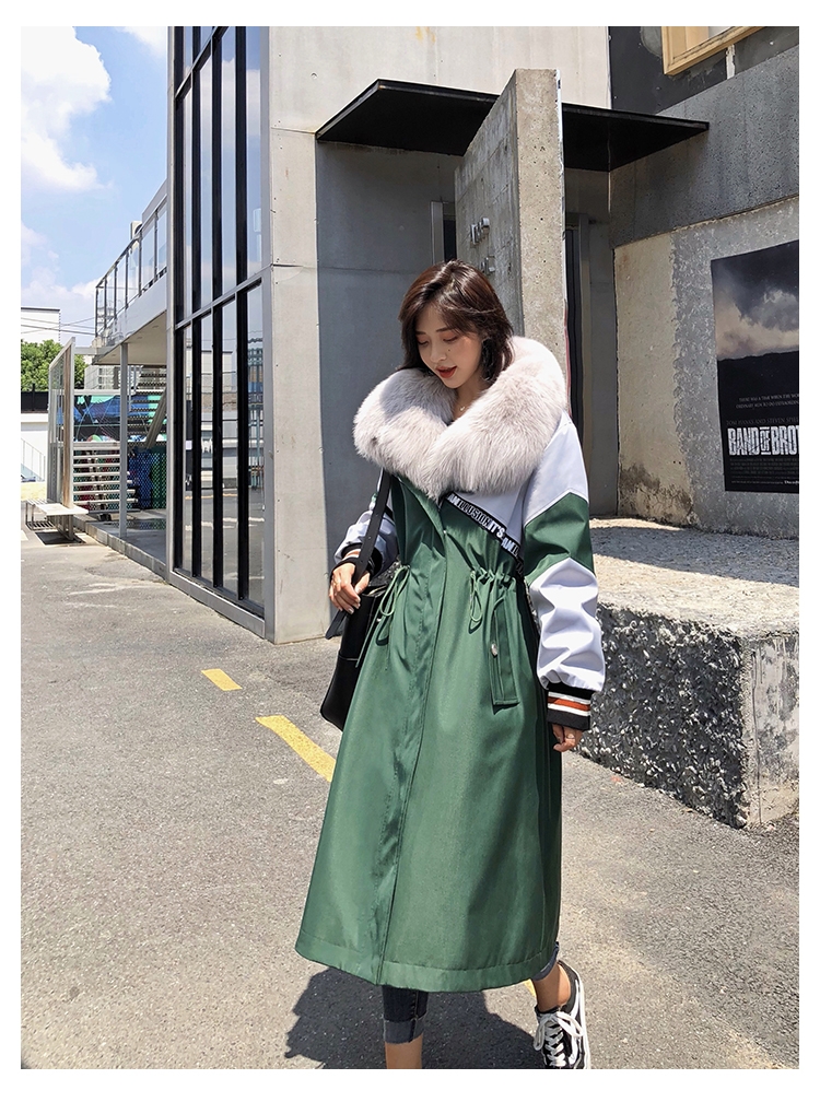 Fox Fur Trim Long Parka with Down-Filled Liner 281-9