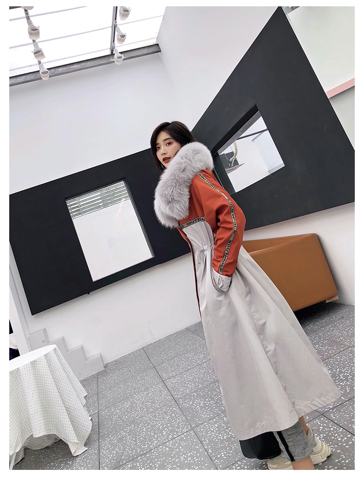 Fox Fur Trim Long Parka with Down-Filled Liner 282-10