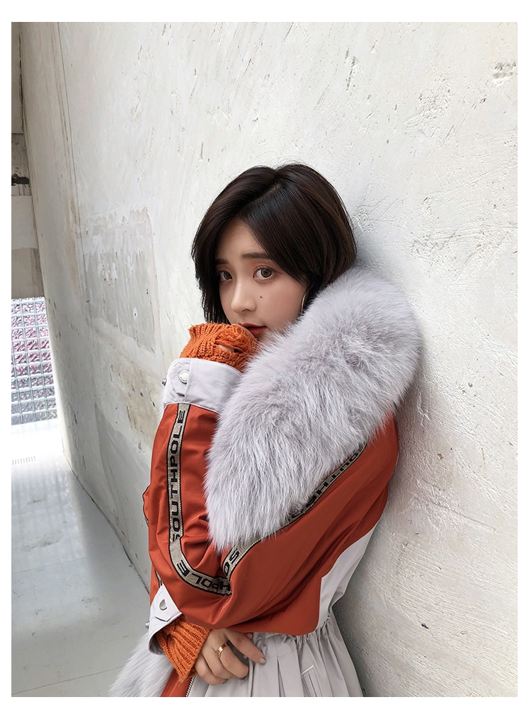 Fox Fur Trim Long Parka with Down-Filled Liner 282-12