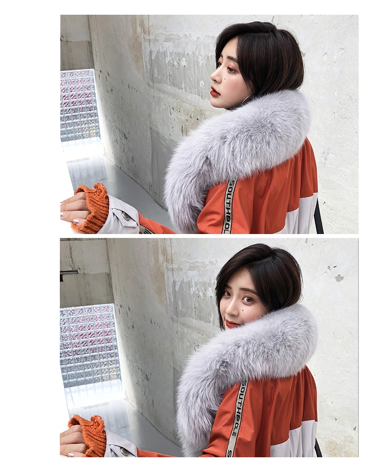 Fox Fur Trim Long Parka with Down-Filled Liner 282-6