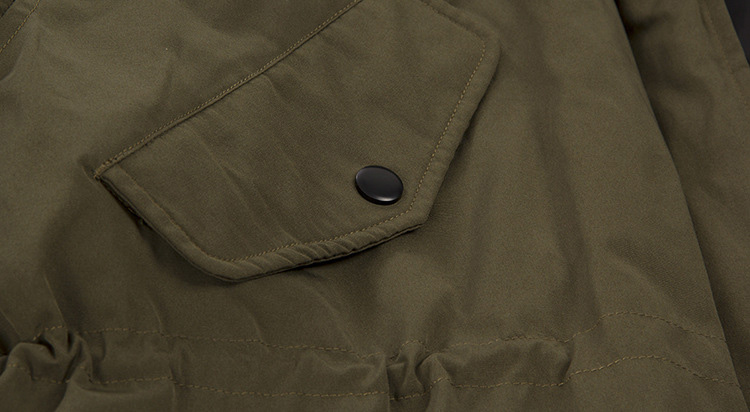 Raccoon Fur Trimmed Hooded Down-filled Parka 112 Details 8