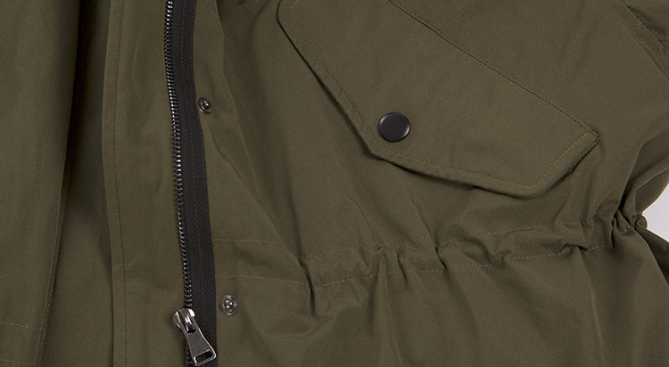 Raccoon Fur Trimmed Hooded Down-filled Parka 112 Details 4