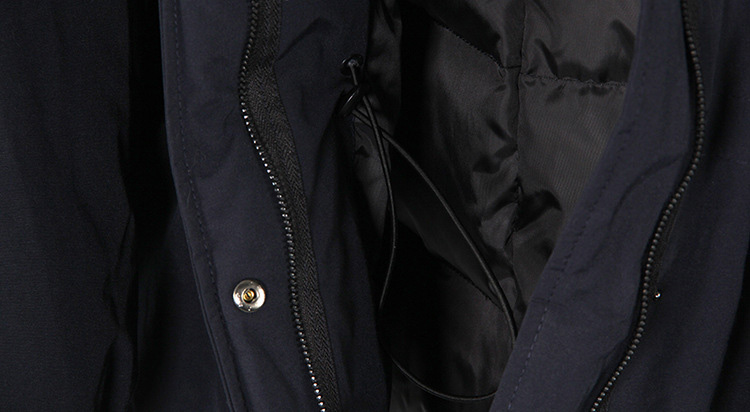 Raccoon Fur Trimmed Hooded Down-filled Parka 112 Details 22