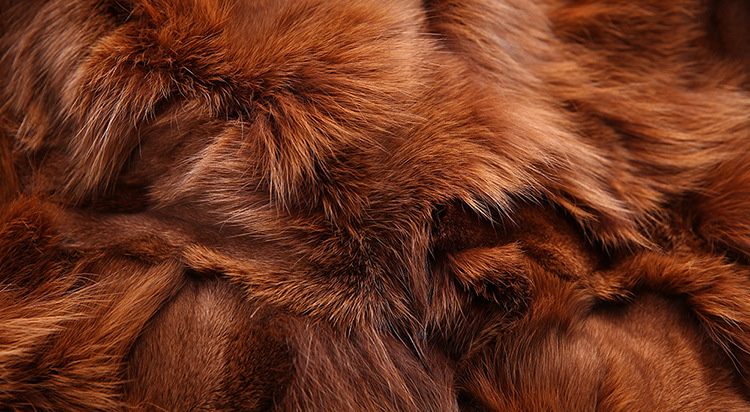 Raccoon Fur Trimmed Hooded Parka with Detachable Fox Fur Liner 113 Details 17
