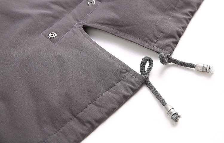 Raccoon Fur Trimmed Hooded Down-filled Parka 125 Details 7