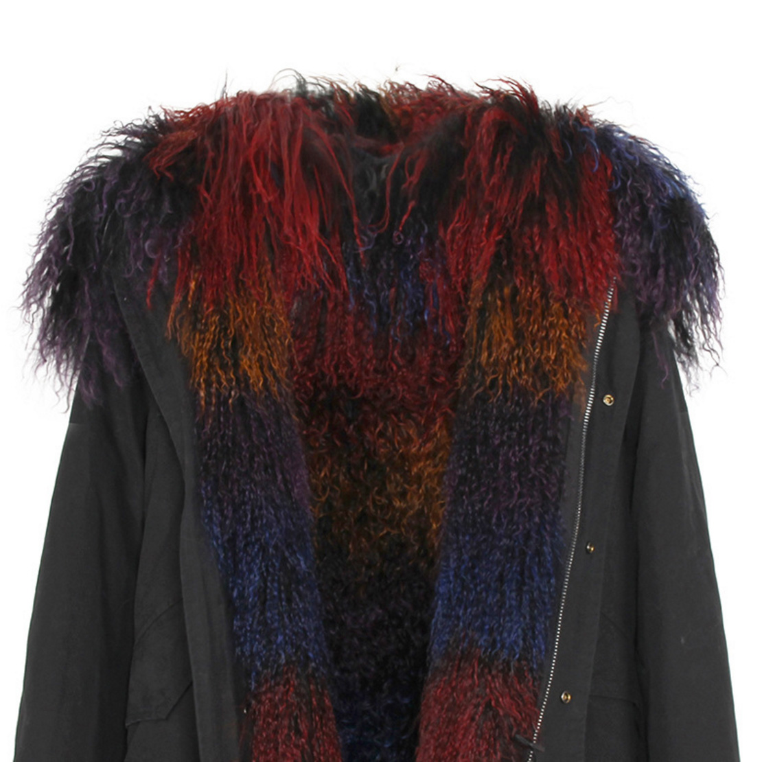 Tibet Sheep Fur Hooded Parka 119 Details 6
