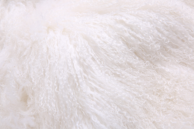 Tibet Sheep Fur Hooded Parka 119b Details 12