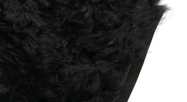 Lamb Fur Trimmed Parka with Quilted Liner 124 Details 9