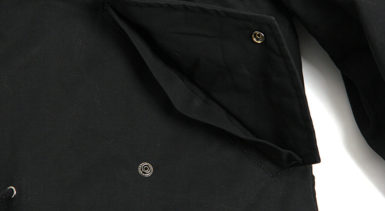 Lamb Fur Trimmed Parka with Quilted Liner 124 Details 7
