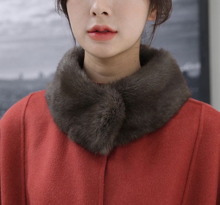 Fox Fur Trimmed Cashmere Poncho 338-4