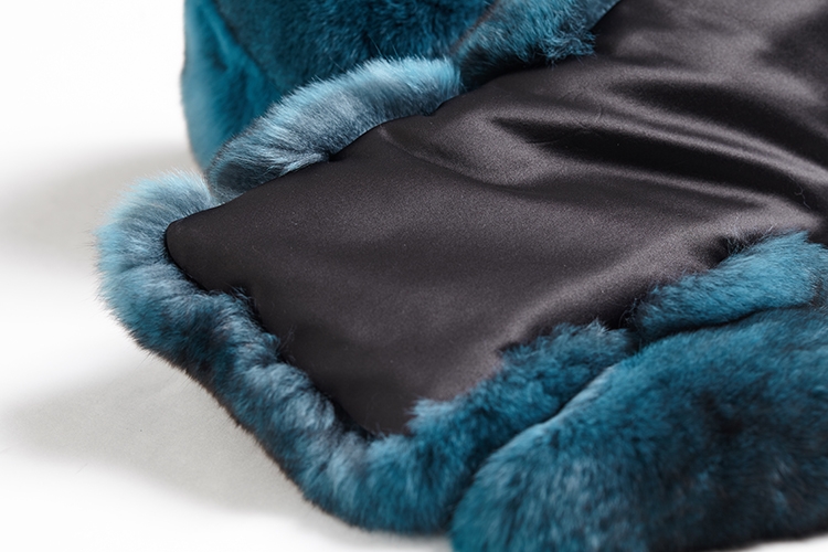 Chinchilla Fur Scarf 263 Details 6