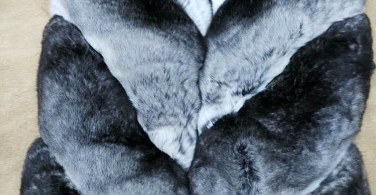 Chinchilla Fur Wrap, Scarf, Muffler 676 Details_1