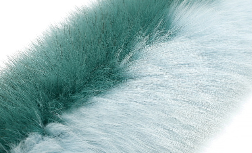 Two-tone Fox Fur Scarf 370-3