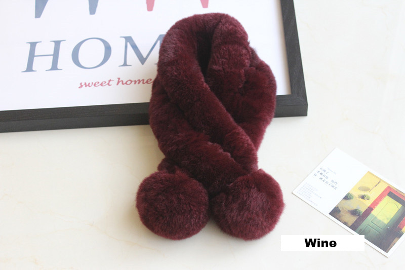 Rex Rabbit Fur Scarf 853 Details 6