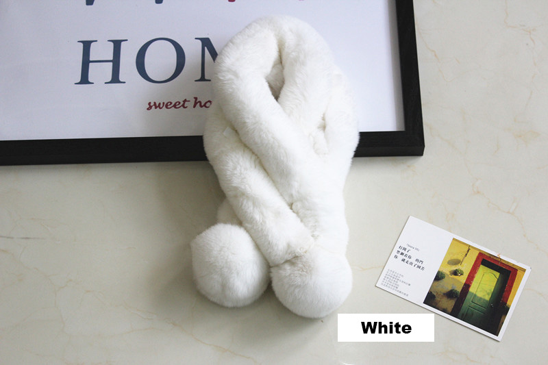 Rex Rabbit Fur Scarf 853 Details 3