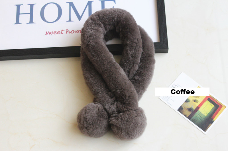 Rex Rabbit Fur Scarf 853 Details 5