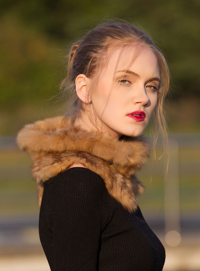 Sable Fur Scarf 057 Details 4