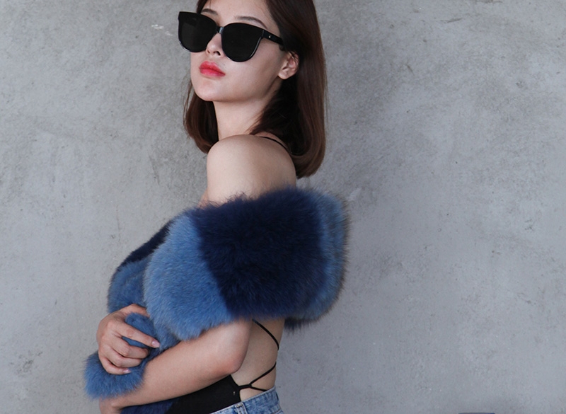 Fox Fur Shawl 256 Details 1