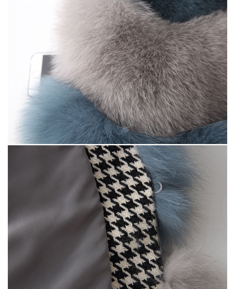 Two-tone Fox Fur Vest 0012-23