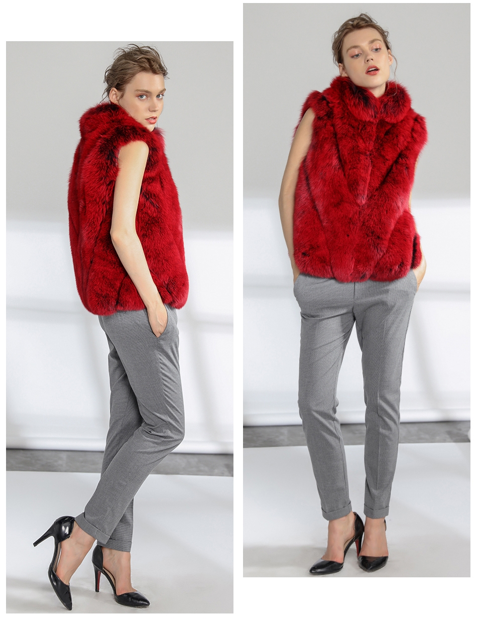 Fox Fur Vest 0027-4