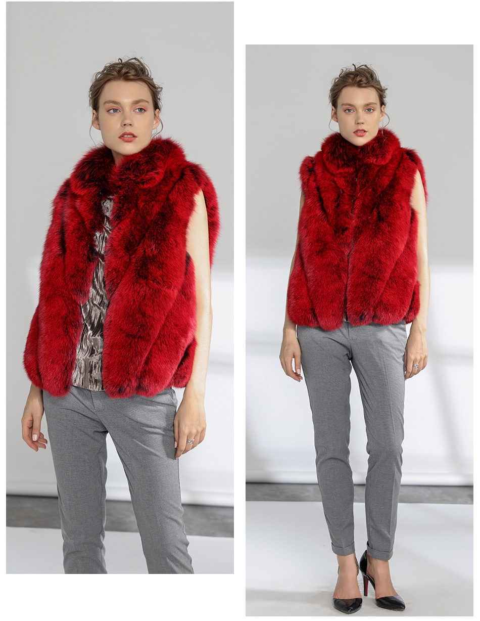 Fox Fur Vest 0027-5