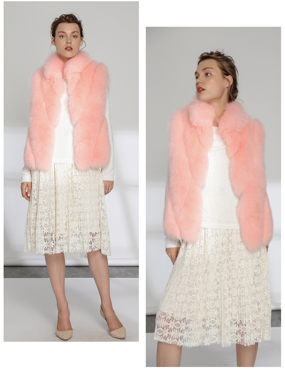 Fox Fur Vest 0027-8