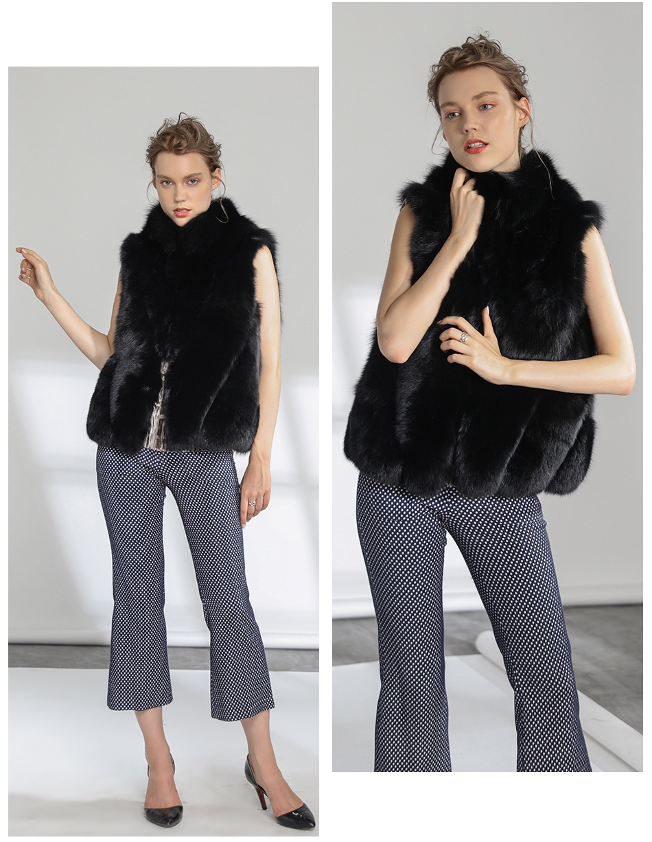 Fox Fur Vest 0027-6