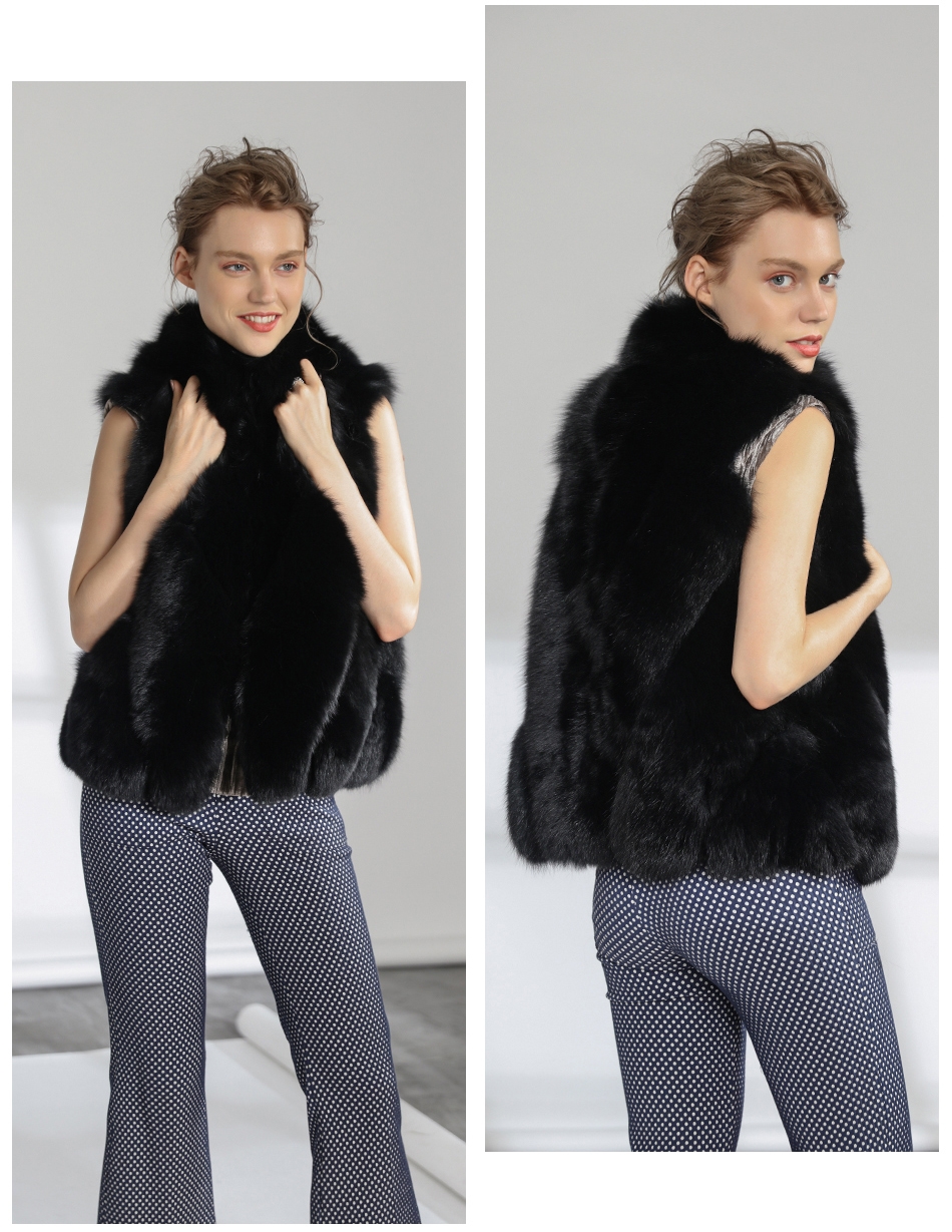 Fox Fur Vest 0027-7