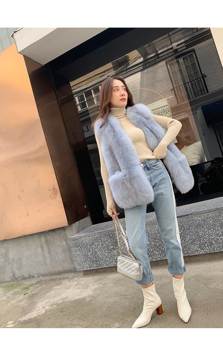 Fox Fur Vest 0039-4