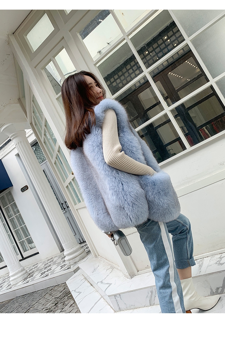 Fox Fur Vest 0039-7