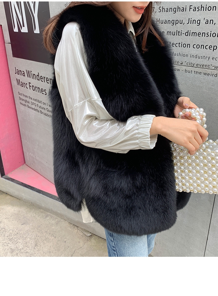 Fox Fur Vest 0039-9